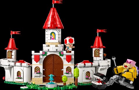 Zestaw LEGO Battle with Roy at Peach's Castle (Super Mario)