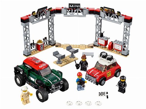 Zestaw LEGO® 1967 Mini Cooper S Rally and 2018 MINI John Cooper Works Buggy (Speed Champions)
