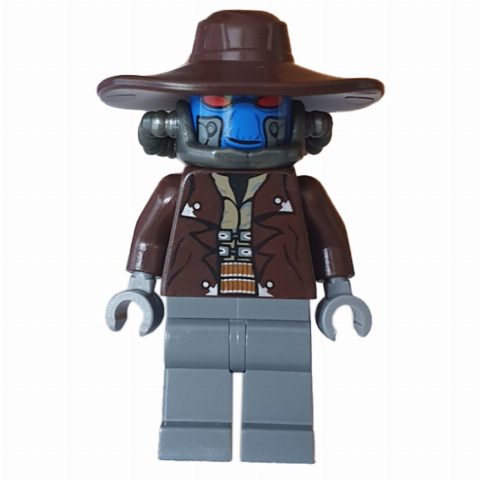 Minifigurka Cad Bane, Dark Bluish Gray Legs