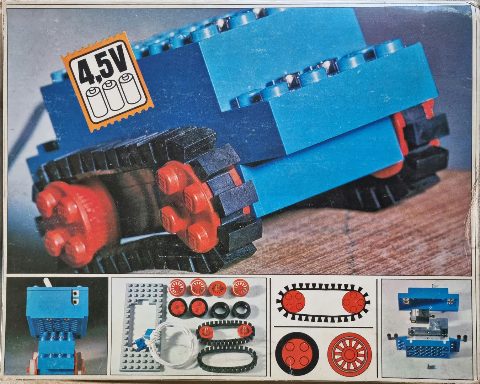 Zestaw LEGO® 4.5V Motor Set with Rubber Tracks (Universal Building Set)