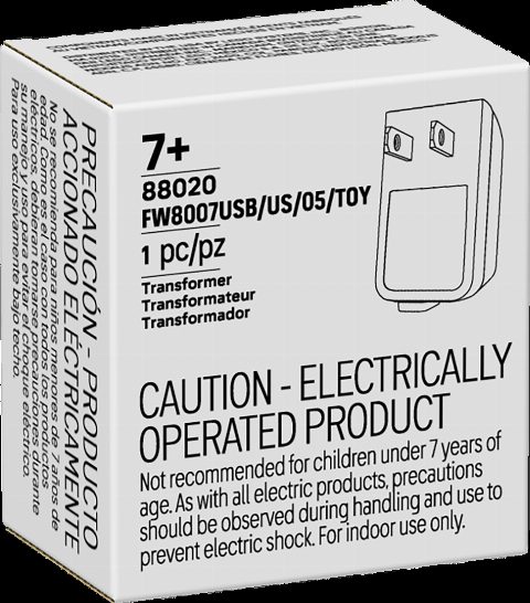 Zestaw LEGO USB Power Adapter Type A (With Holes) (Black) (Power Functions)