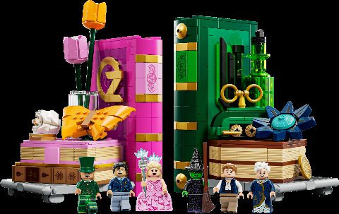 Zestaw LEGO Glinda & Elphaba Bookends (Wicked)