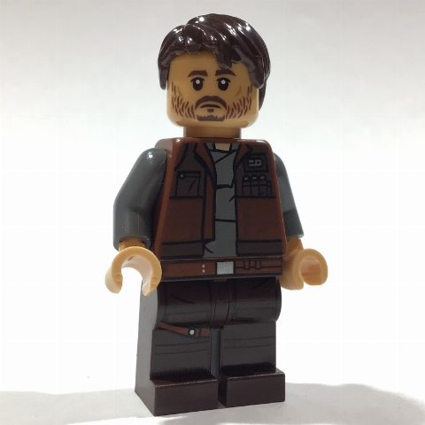 Minifigurka Cassian Andor, Warm Tan Head