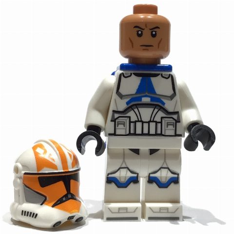 Minifigurka Clone Trooper, 332nd Company, Orange Markings, Jetpack