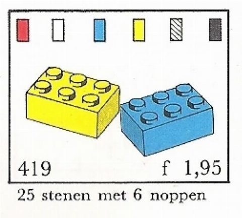 Zestaw LEGO® 2 x 3 Bricks (System) (System)