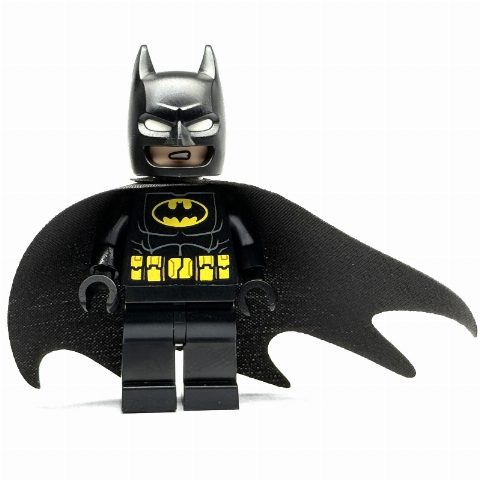 Minifigurka Batman, Black Suit, Black Cowl, Cloth Cape