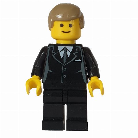 Minifigurka Groom, Mannequin, Dark Tan Hair