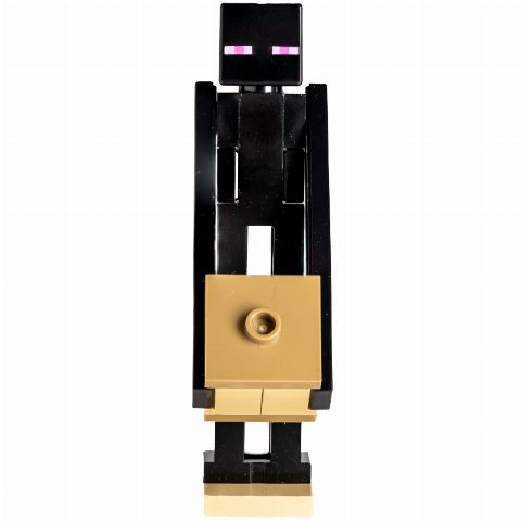 Minifigurka Enderman, Dark Tan Box, Foot Plate