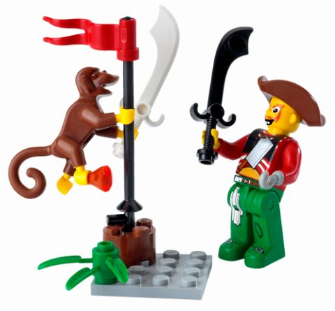 Zestaw LEGO Harry Hardtack and Monkey (4 Juniors)