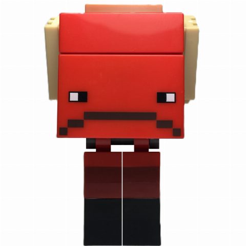 Minifigurka Strider, Black Jumper Plates, Dark Red 1x3 Plate