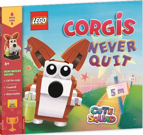 Zestaw LEGO Cute Squad: Corgis Never Quit (Books)