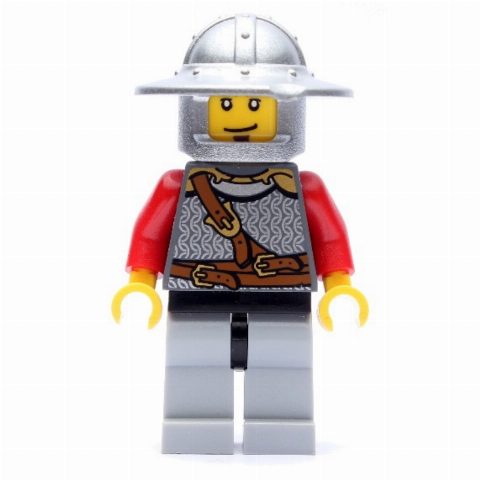 Minifigurka Lion Knight, Wide Brim Helmet, Soul-patch