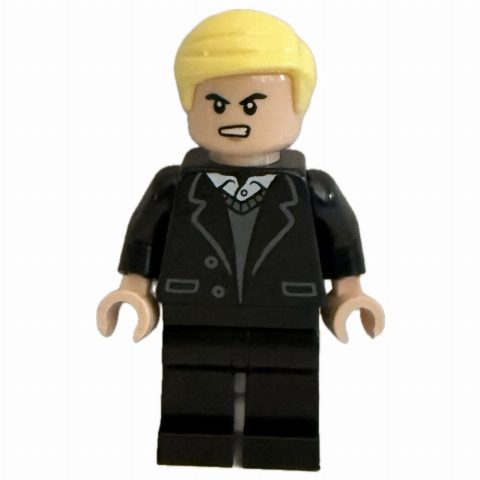 Minifigurka Draco Malfoy, Black Coat, Long Legs