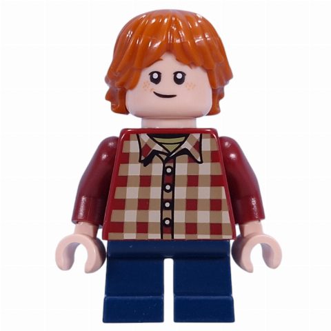 Minifigurka Ron Weasley, Dark Red Shirt, Dark Blue Short Legs