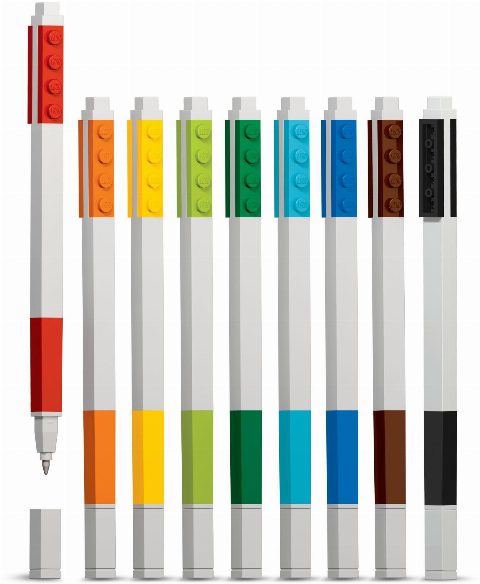 Zestaw LEGO® 9 Gel Pens (Gear)