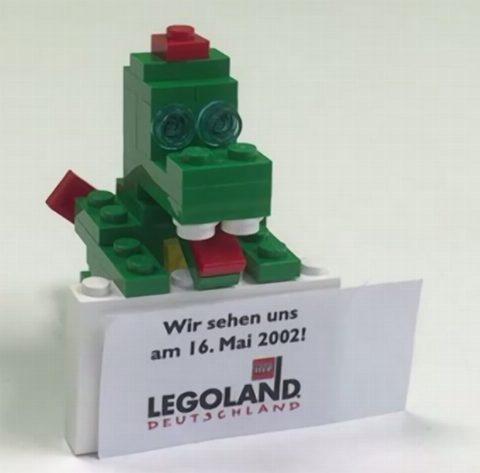 Zestaw LEGO Dragon Sculpture, Ollie (LEGOLAND Deutschland Version) (Legoland Parks)