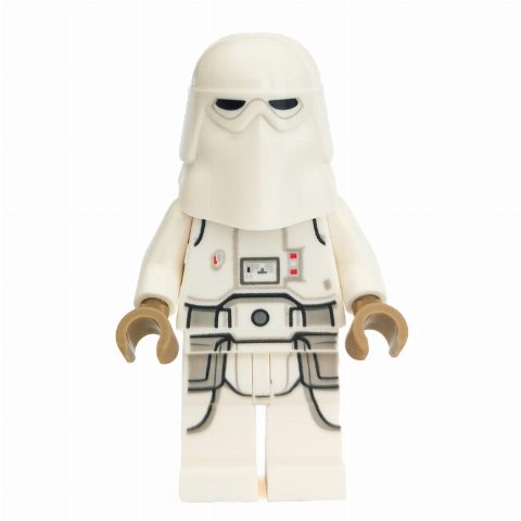 Minifigurka Snowtrooper, White Hips, Printed Legs, Dark Tan Hands (3626cpr1149 Head)