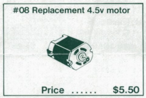 Zestaw LEGO® 4.5V Replacement Motor (Service Packs)