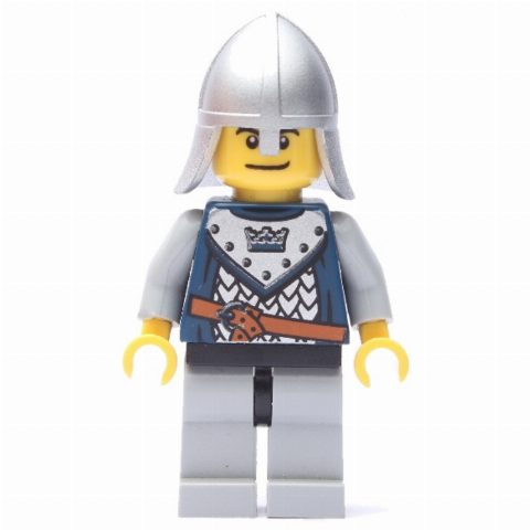 Minifigurka Knight with Scale Mail with Crown, and Helmet