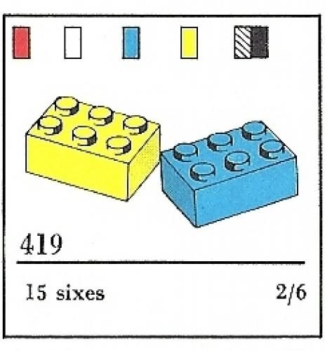 Zestaw LEGO® 2 x 3 Bricks (The Building Toy) (System)