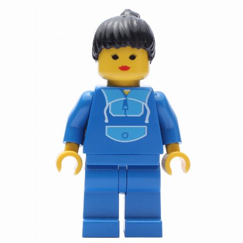 Minifigurka Woman - Blue Jogging Suit