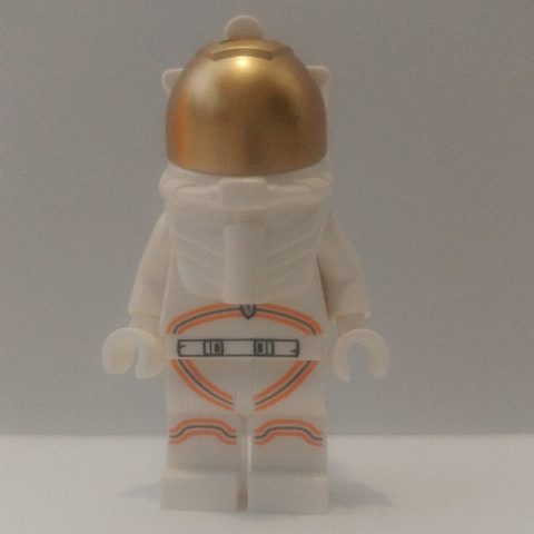 Minifigurka Astronaut, Gold Visor,  Goatee Beard