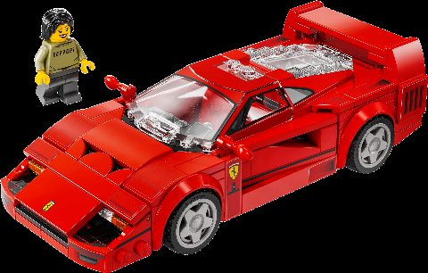 Zestaw LEGO Ferrari F40 Supercar (Speed Champions)