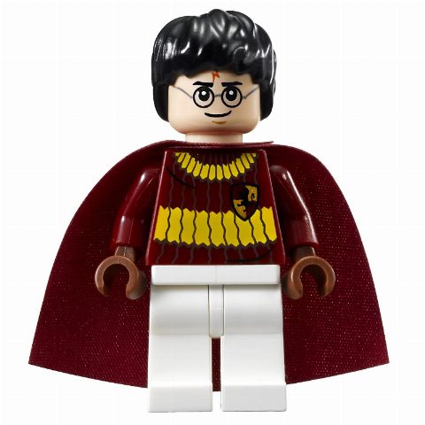 Minifigurka Harry Potter, Dark Red, Yellow, and White Gryffindor Quidditch Uniform