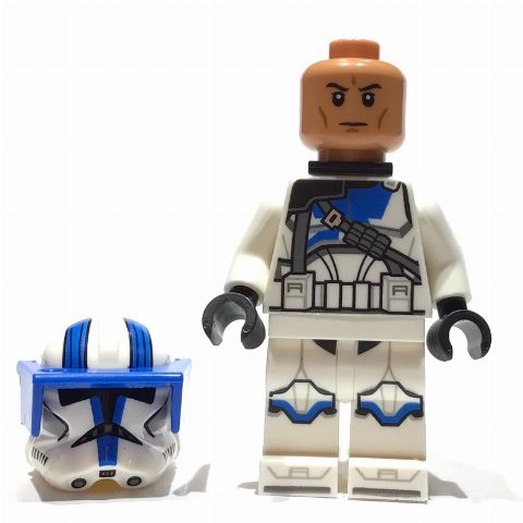 Minifigurka Clone Heavy Trooper, 501st Legion, White Arms, Blue Visor