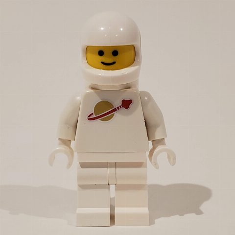 Minifigurka Classic Spaceman, White with Airtanks (2446 Helmet) (3626c Head) (3883a Airtank)