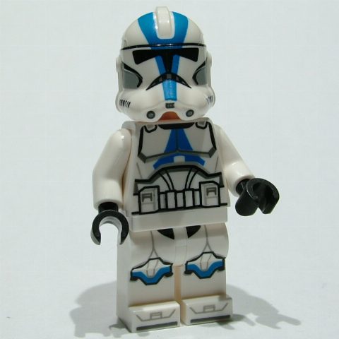 Minifigurka Clone Trooper, 501st Legion, White Arms