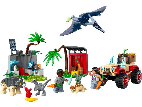Zestaw LEGO Baby Dinosaur Rescue Center (Jurassic World)
