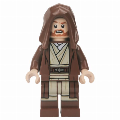 Minifigurka Obi-Wan Kenobi - Reddish Brown Robe, Hood