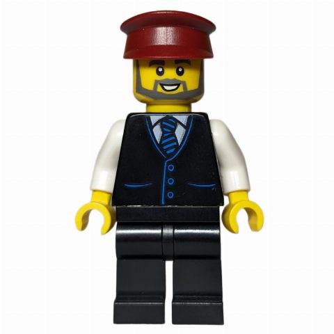 Minifigurka Black Torso, Black Legs