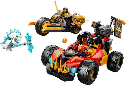 Zestaw LEGO Kai and Cole's Combiner Vehicles (Ninjago)