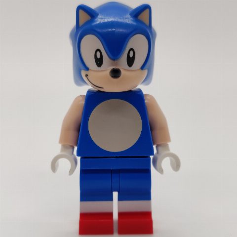 Minifigurka Sonic the Hedgehog, Light Nougat Face, Black Eyes