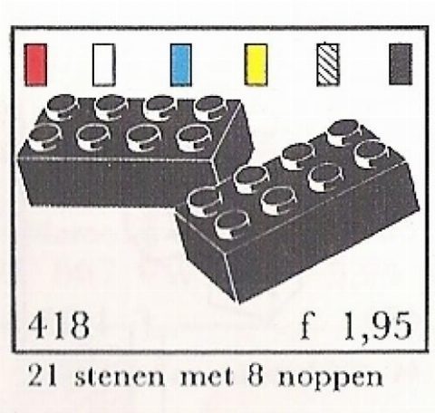 Zestaw LEGO® 2 x 4 Bricks (System) (System)