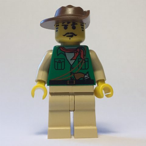 Minifigurka Johnny Thunder, Plain Legs (Expedition)