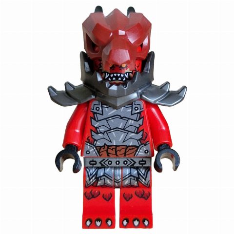 Minifigurka Dragonian Warrior, Short Horns, 28621pr9762 Head