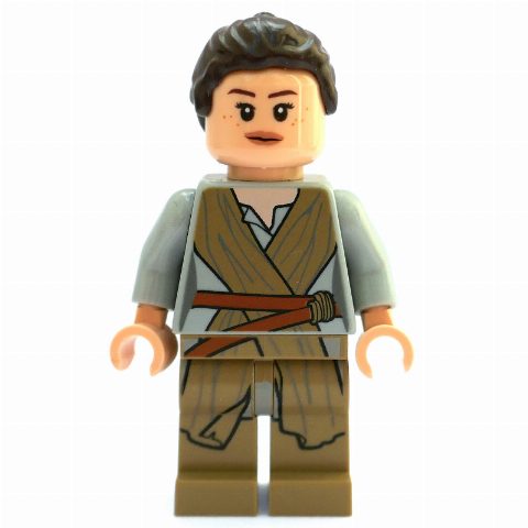 Minifigurka Rey, Dark Tan Robe