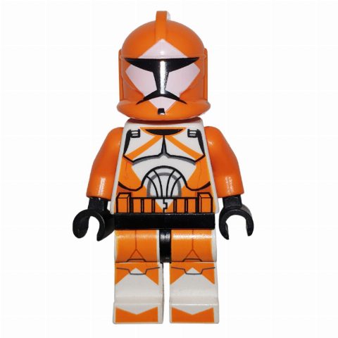 Minifigurka Clone Trooper, Bomb Squad, Orange Markings