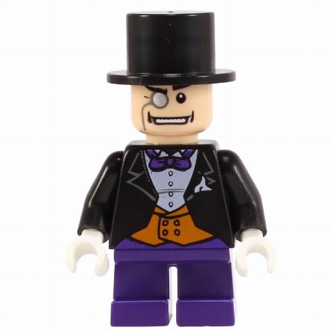 Minifigurka The Penguin with Dark Purple Short Legs and Orange Vest
