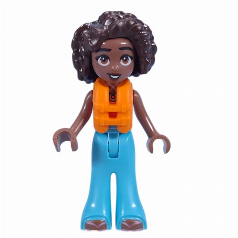 Minifigurka Aliya - Coral Top, Medium Azure Pants, Life Jacket
