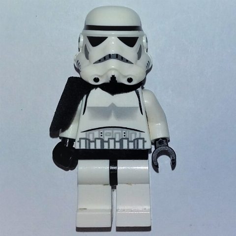 Minifigurka Stormtrooper, Plain Black Head, Pauldron and Neck Bracket