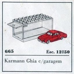 Zestaw LEGO® 1:87 Karmann Ghia (System)