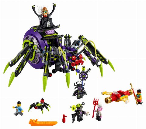 Zestaw LEGO Spider Queen's Arachnoid Base (Monkie Kid)