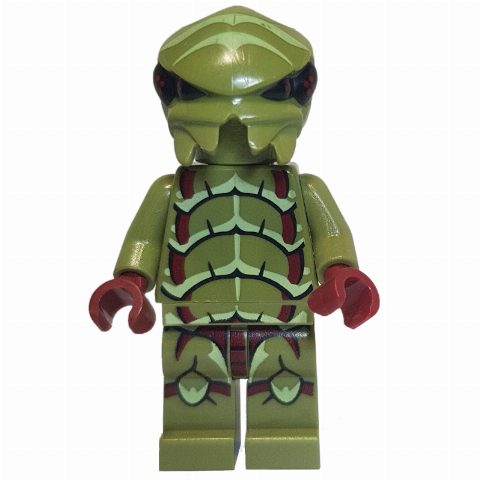 Minifigurka Alien Buggoid, Olive Green