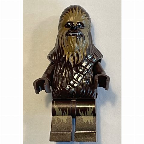 Minifigurka Chewbacca, Dark Brown - Long Lines on Legs on Outside