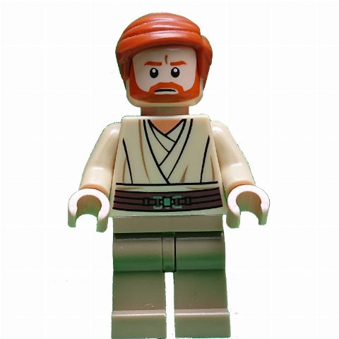 Minifigurka Obi-Wan Kenobi, Dark Tan Plain Legs