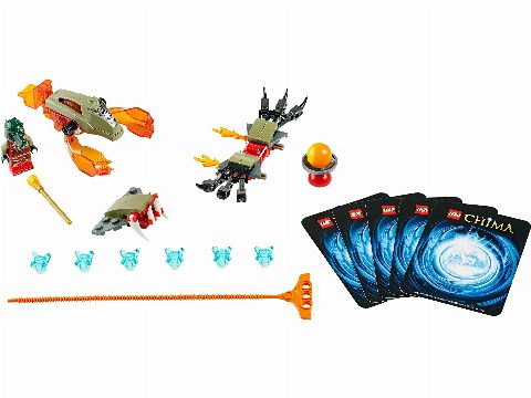 Zestaw LEGO Flaming Claws (Legends of Chima)